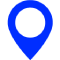 Pin color azul